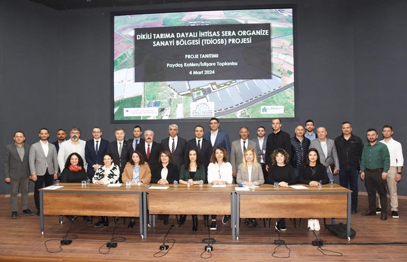 DİKİLİ TARIMA DAYALI İHTİSAS SERA OSB HIZLA İLERLİYOR